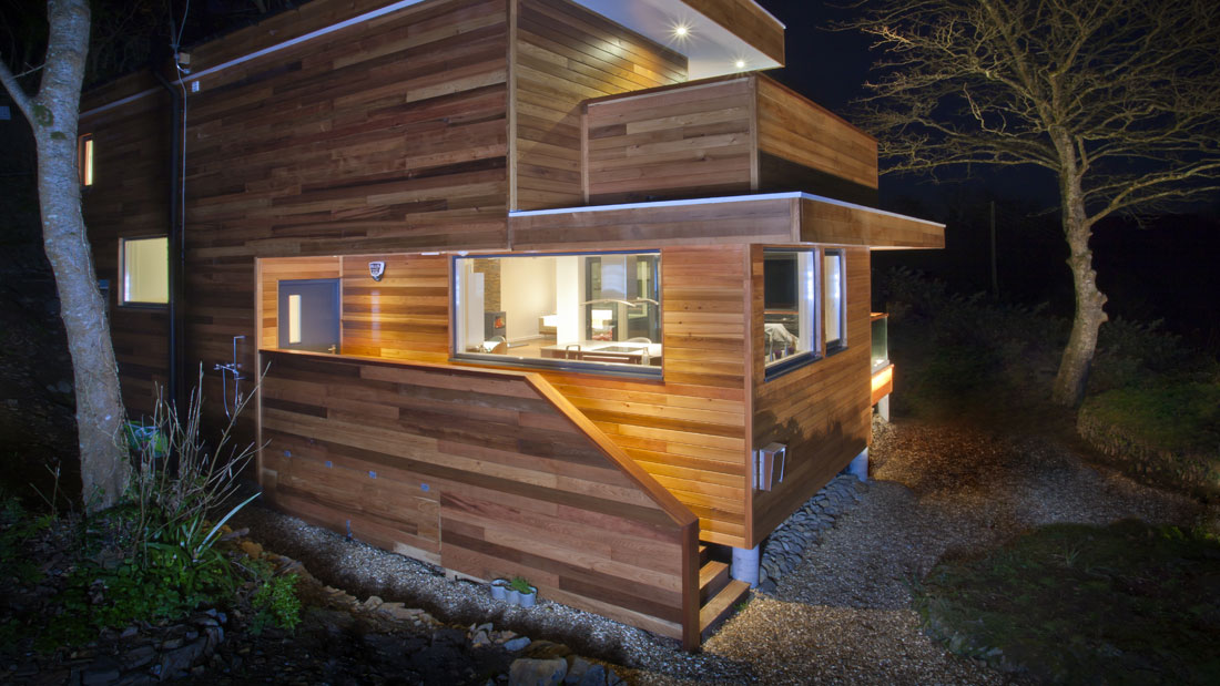 Rocky Lane Show Home at Night