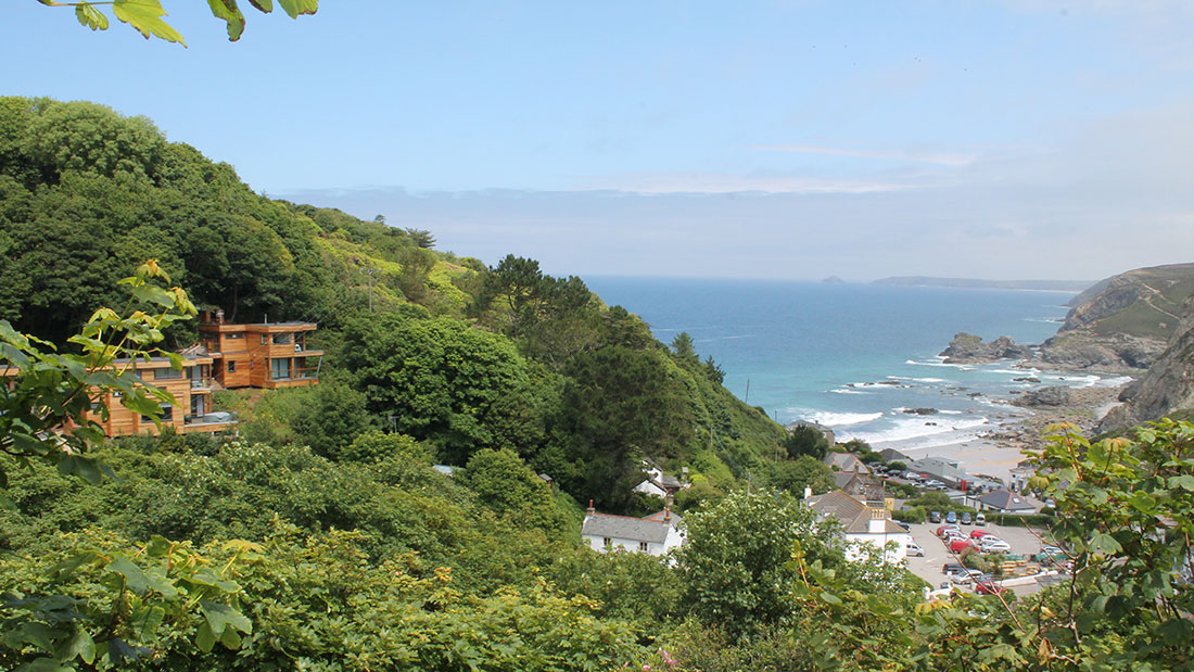 View Over Trevaunance Cove